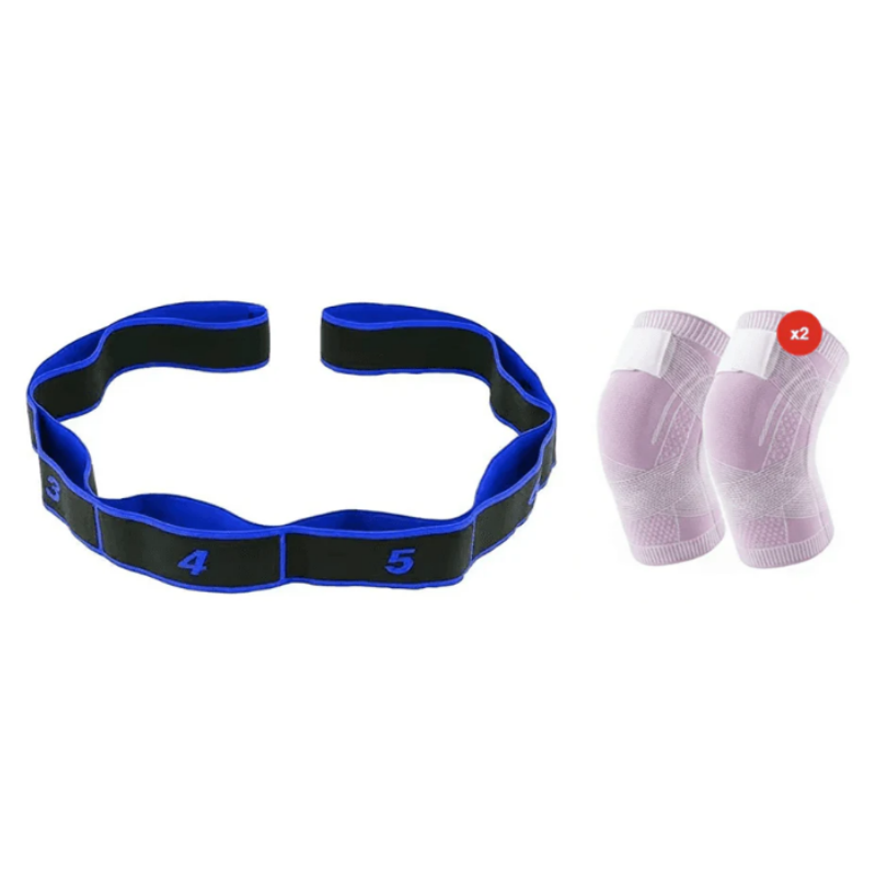 Fitness resistance band for stretching and yoga