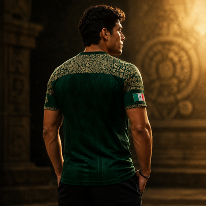 ⚽️ Mexico Aztec Eagle & Serpent Soccer Jersey