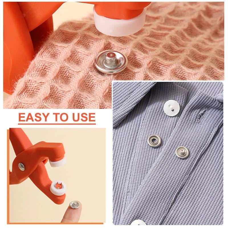 ✨New Updatde⚡50K+ SOLD!🔥Metal Snap Buttons with Fastener Pliers Tool Kit