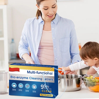 🔥Buy 1 Get 1 Free🔥Multi-functional Bio-enzyme Cleaning Tablets