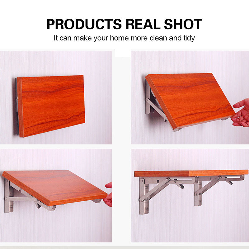 🥳2026 HOT SALE🥳🛋️📚 Fold in a Second, Declutter Instantly! Multi-use Bracket for a Tidy Kitchen/Study 50% OFF🧱✨