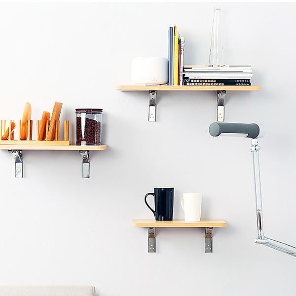 🥳2026 HOT SALE🥳🛋️📚 Fold in a Second, Declutter Instantly! Multi-use Bracket for a Tidy Kitchen/Study 50% OFF🧱✨