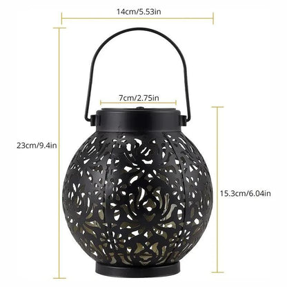 🥳2026 HOT SALE🥳💞50K+ SOLD!🌙🌿 50% OFF! Solar Pendant Lanterns – Intricate floral cut-outs cast beautiful shadows. Metal, IP55 waterproof. Auto on/off, zero electricity. Magical garden glow. 🏡✨