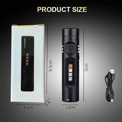 💥Multi-Functional Aluminum Alloy Mini Flashlight