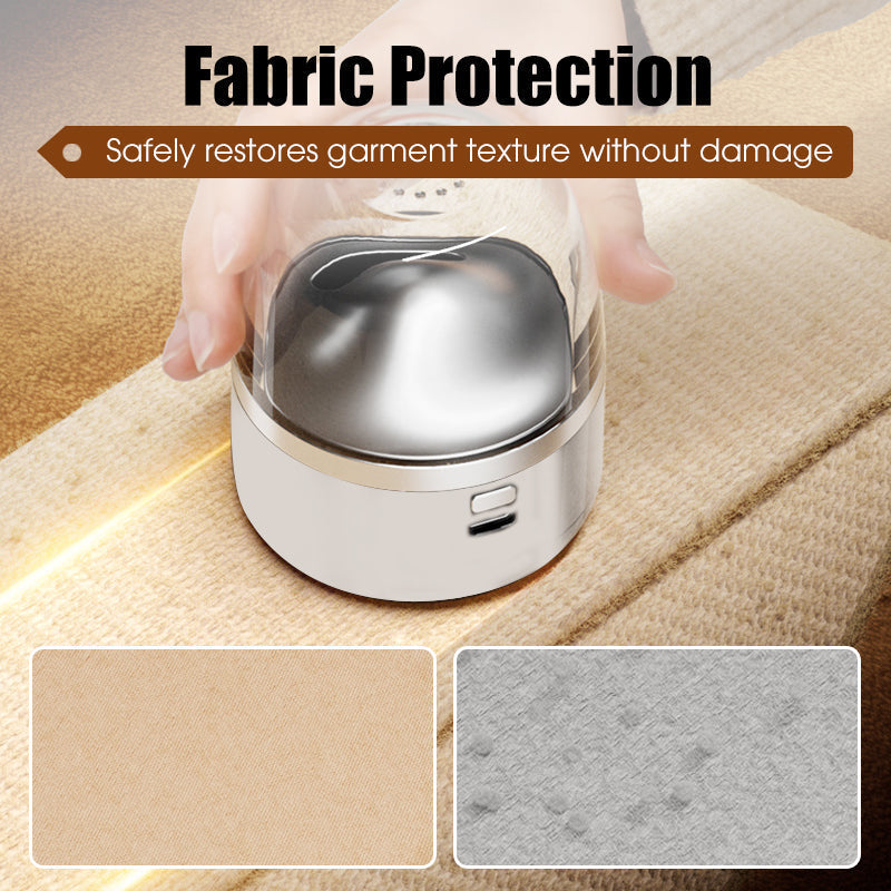 🧶 Portable Rechargeable Fabric Shaver - 3-Speed Settings with LED Light for Sweaters & Upholstery Care 🔋✨