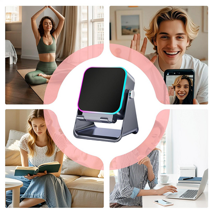 📱 5-in-1 Wireless Induction Bluetooth Speaker &amp; Phone Stand