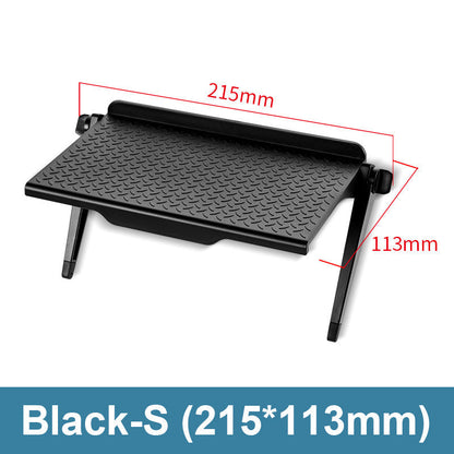 Adjustable TV Top Shelf - No Drilling