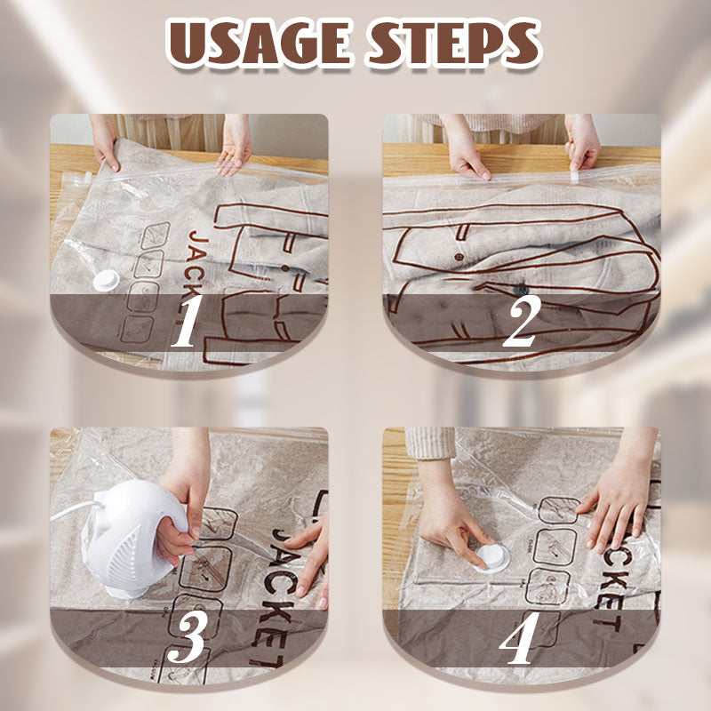 ⏰Hanging Vacuum Storage Bags