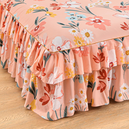 ⏳Limited-time 50% off⏰3-Piece Ruffled Bed Skirt Set🛏️