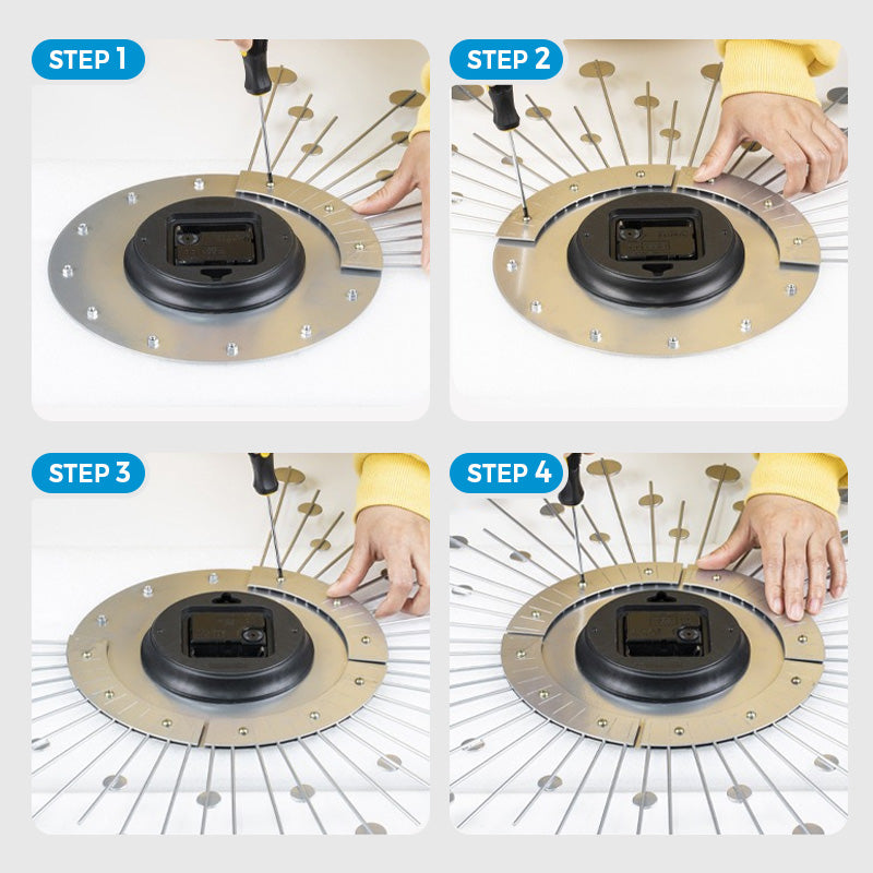 ✨🕰️ 50% off ⚡ Creative Rhinestone Wall Clock – Silent, Minimalist Luxury for Living Room, Dining & Entryway! 💎🏡