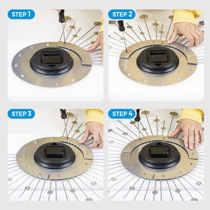 ✨🕰️ 50% off ⚡ Creative Rhinestone Wall Clock – Silent, Minimalist Luxury for Living Room, Dining & Entryway! 💎🏡