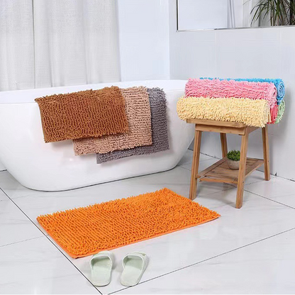 Absorbierende Chenille-Badezimmermatte