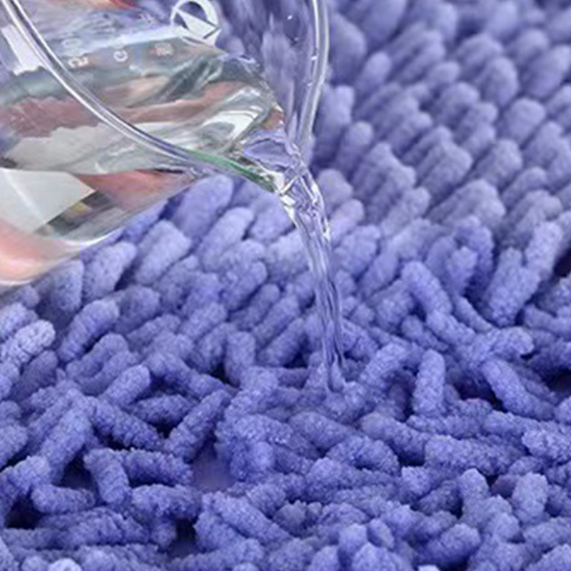 Absorbierende Chenille-Badezimmermatte