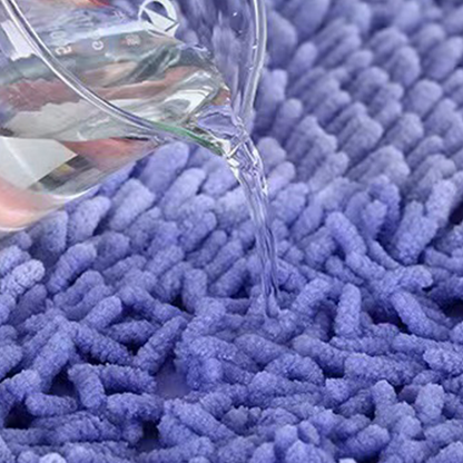 Absorbierende Chenille-Badezimmermatte