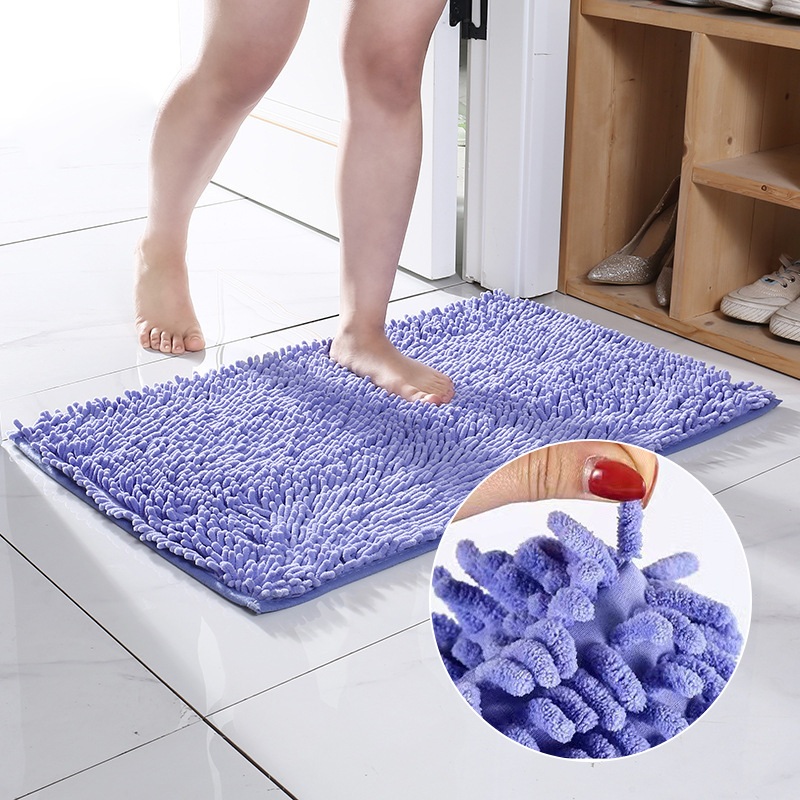 Absorbierende Chenille-Badezimmermatte