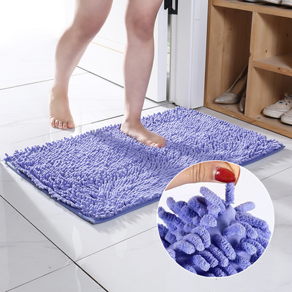 Absorbierende Chenille-Badezimmermatte