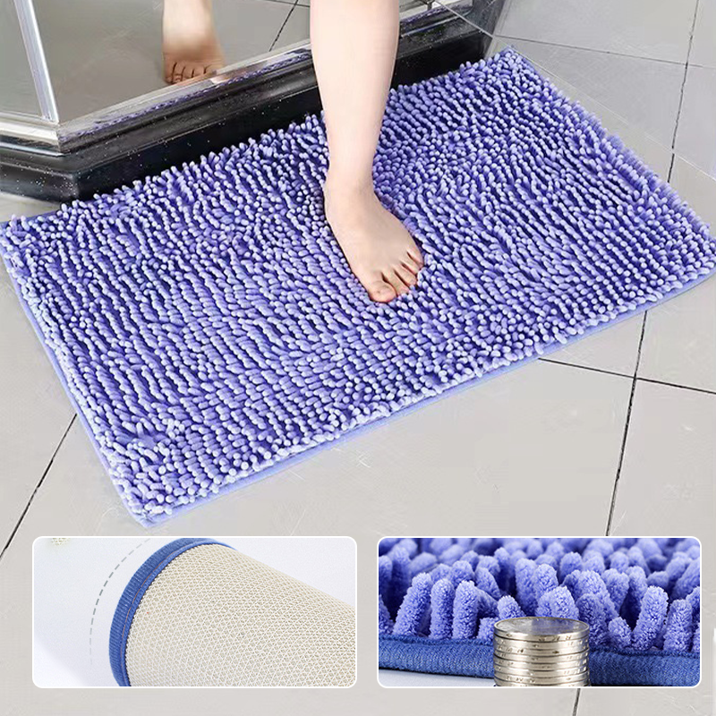 Absorbierende Chenille-Badezimmermatte