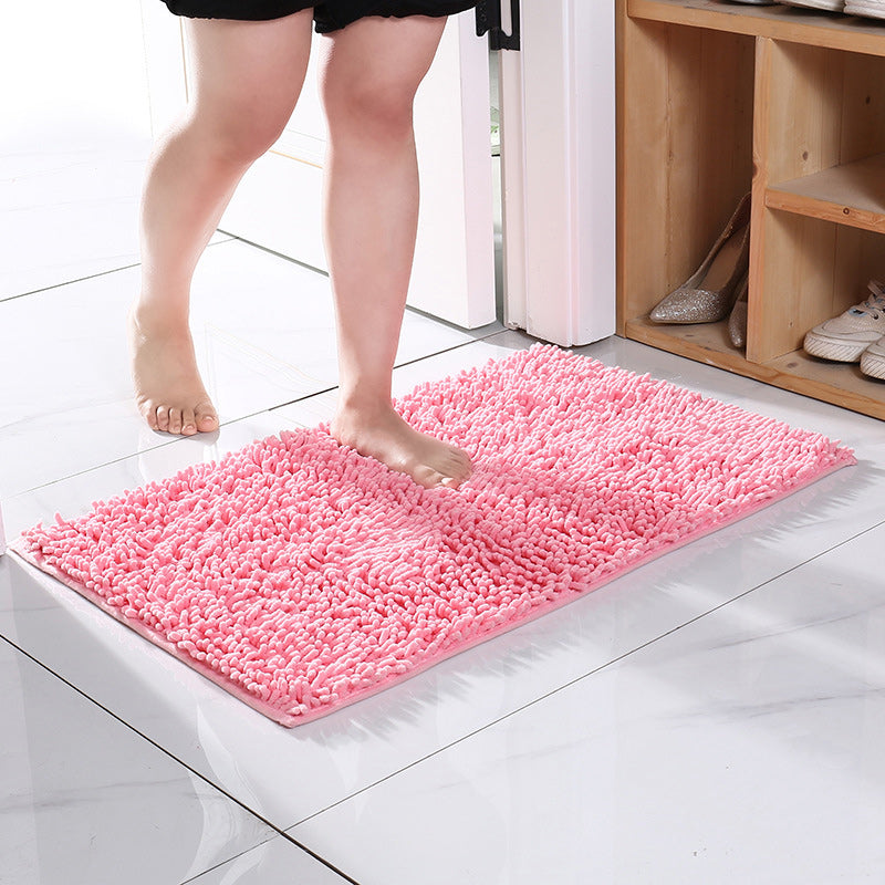 Absorbierende Chenille-Badezimmermatte