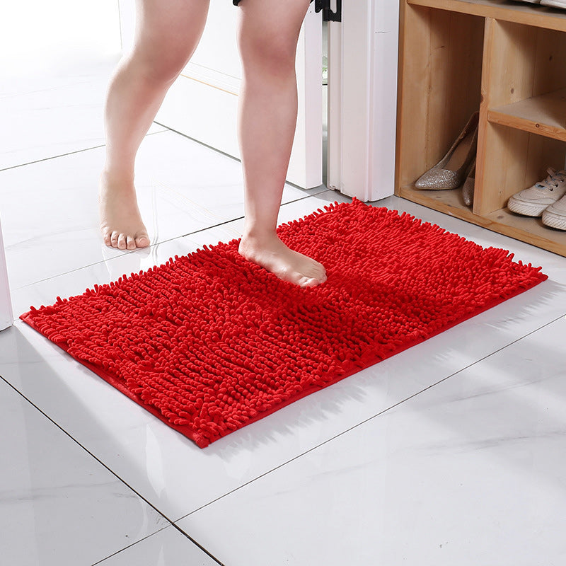Absorbierende Chenille-Badezimmermatte