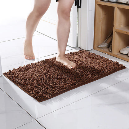 Absorbierende Chenille-Badezimmermatte