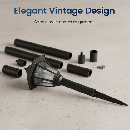 💐50% OFF ! Hexagonal Solar Lights – Auto On at Dusk 🌙🛠️【Limited Stock】