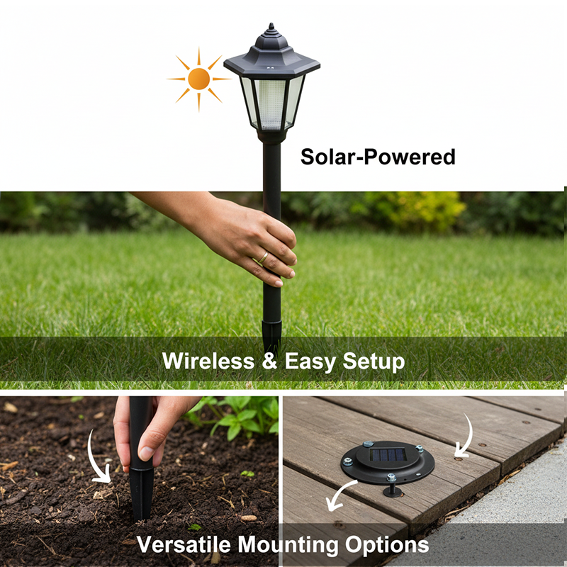 💐50% OFF ! Hexagonal Solar Lights – Auto On at Dusk 🌙🛠️【Limited Stock】