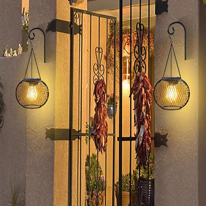 Retro Metal Solar Lanterns