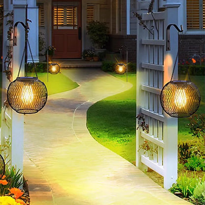 Retro Metal Solar Lanterns