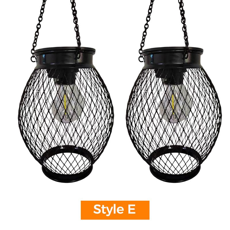 Retro Metal Solar Lanterns