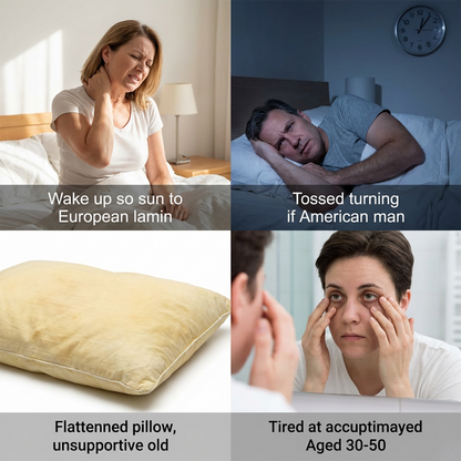 Ergonomic Neck Support Pillow with Quick Rebound Fill
