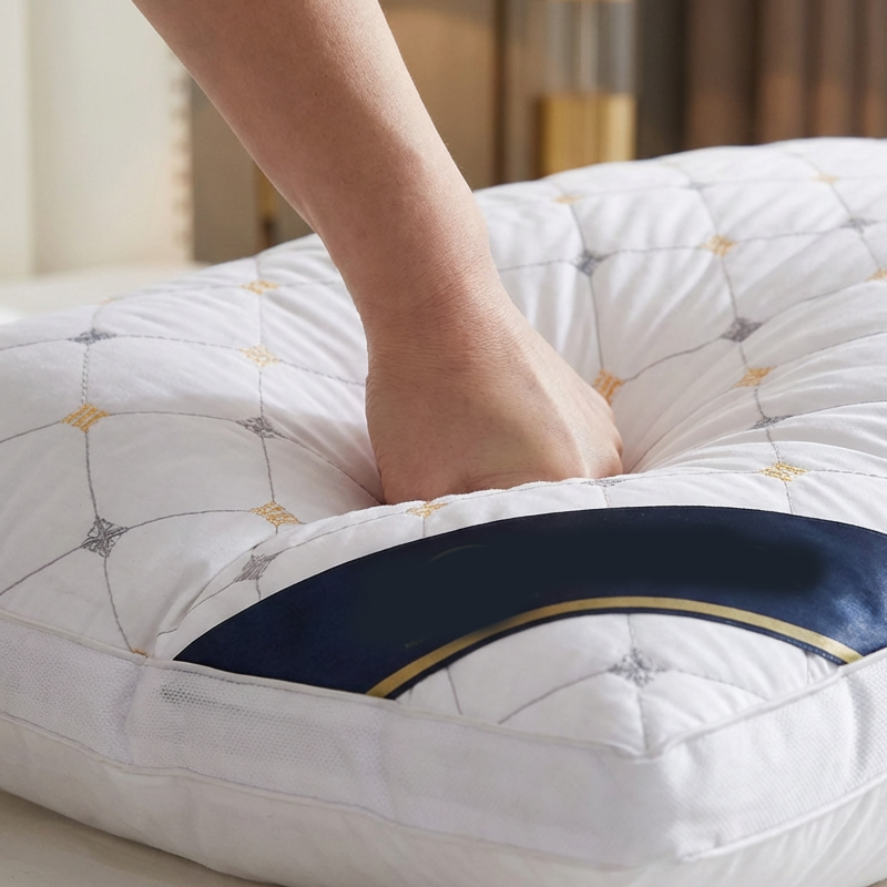 Ergonomic Neck Support Pillow with Quick Rebound Fill