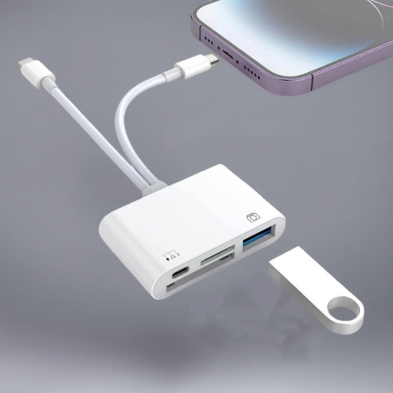 4-in-1 USB-C Memory Card Reader