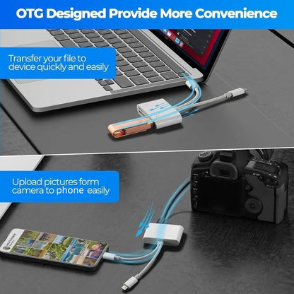 4-in-1 USB-C Memory Card Reader