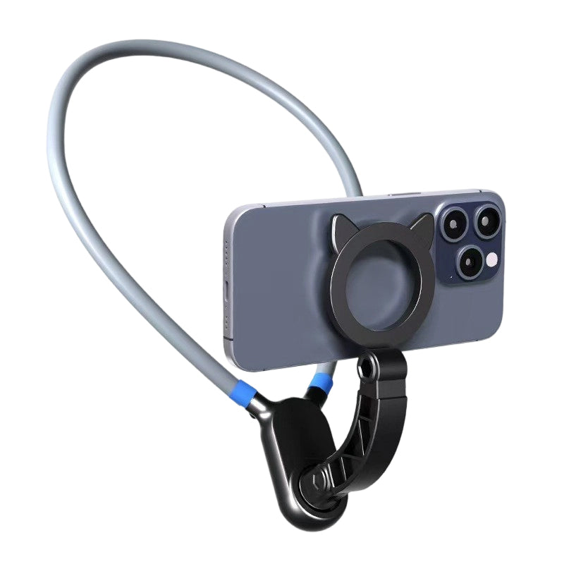 Hands-Free Magnetic Neck Phone Mount
