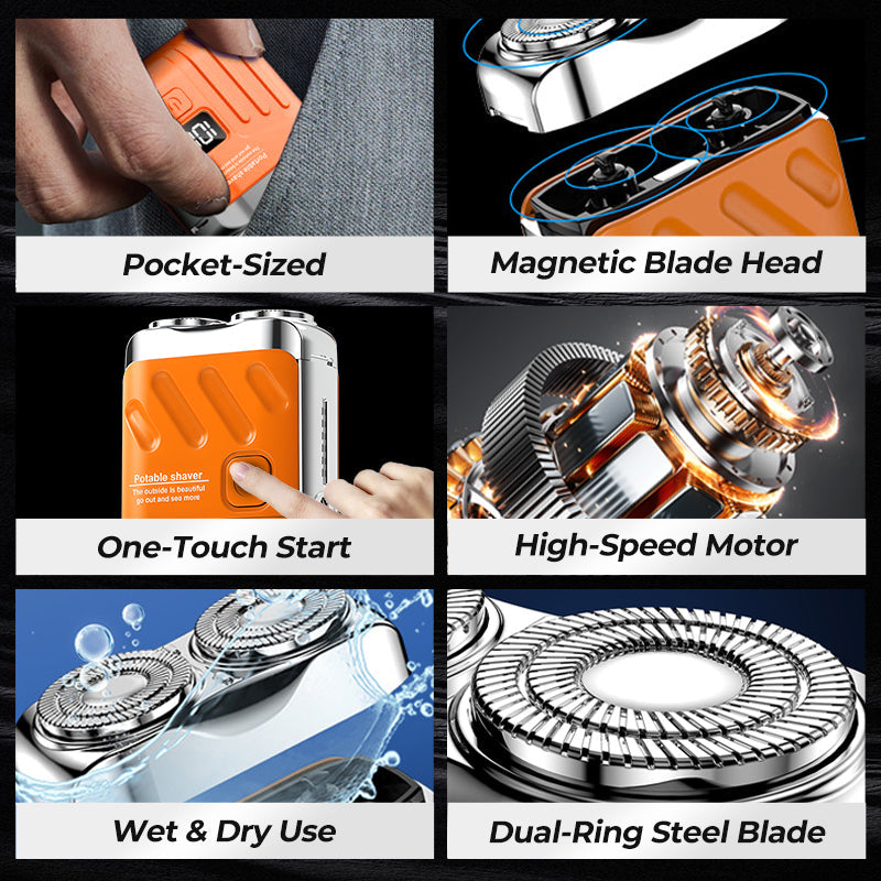 Electric Pocket Shaver for Men